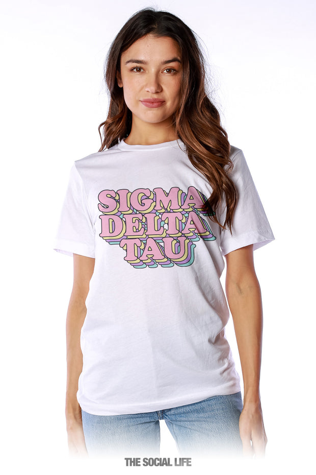 Sigma Delta Tau Retro Tee