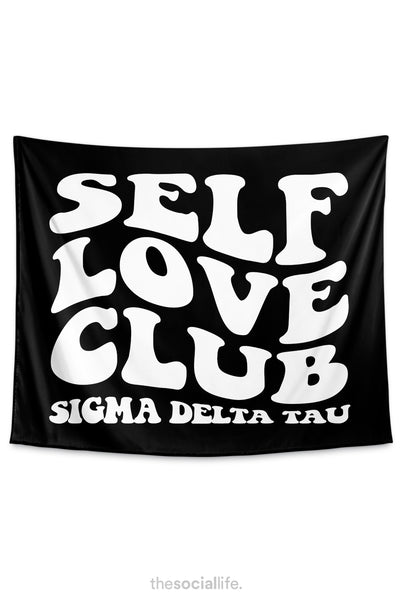 Sigma Delta Tau Self Love Club Tapestry