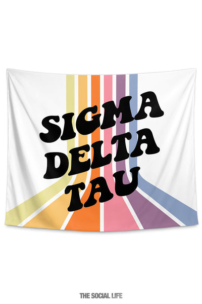 Sigma Delta Tau Vibes Tapestry