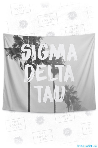 Sigma Delta Tau Palm Mist Tapestry