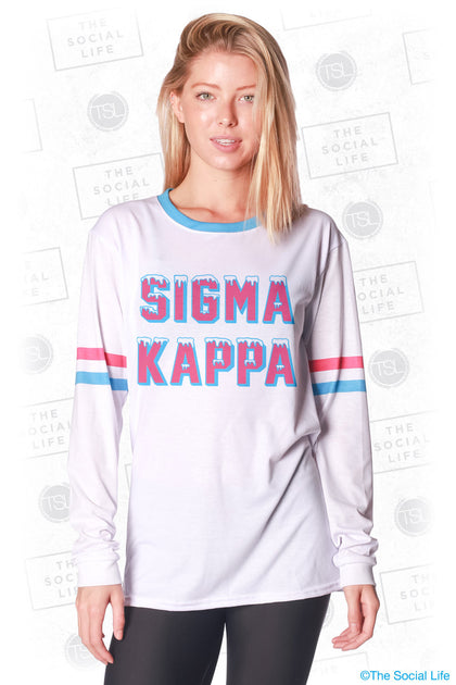 Sigma Kappa Frosted Long Sleeve – The Social Life