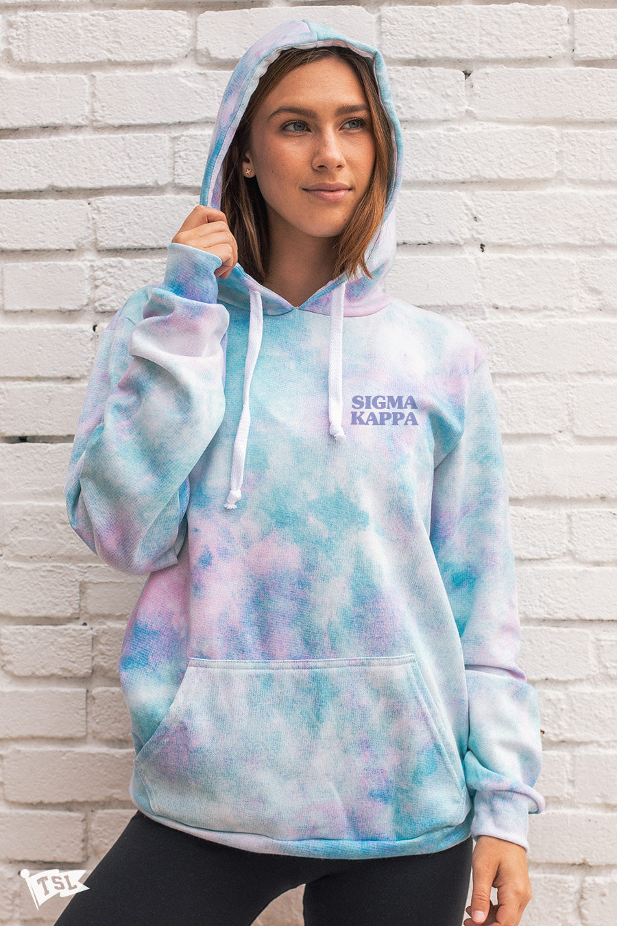 Pink and purple 2024 tie dye hoodie