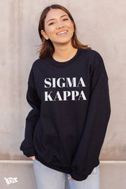 Sigma Kappa Vogue Crewneck