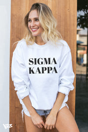 Sigma Kappa Vogue Crewneck