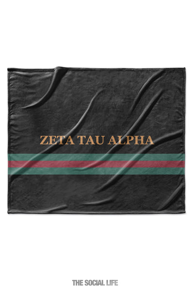 Zeta Tau Alpha Couture Blanket