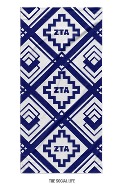 Zeta Tau Alpha Mykonos Towel