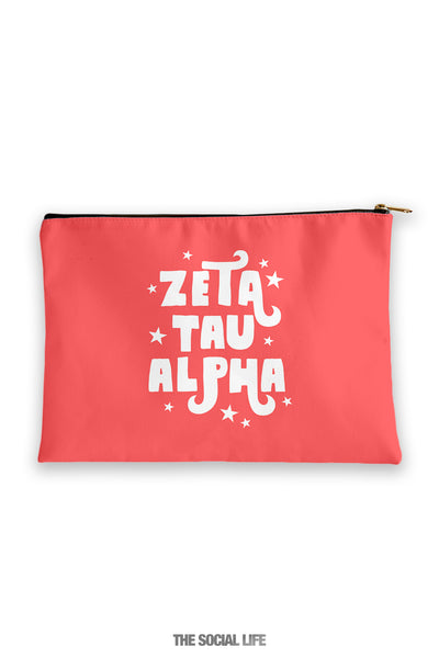 Zeta Tau Alpha Pixie Cosmetic Bag