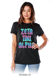 Zeta Tau Alpha Rock n Roll Tee