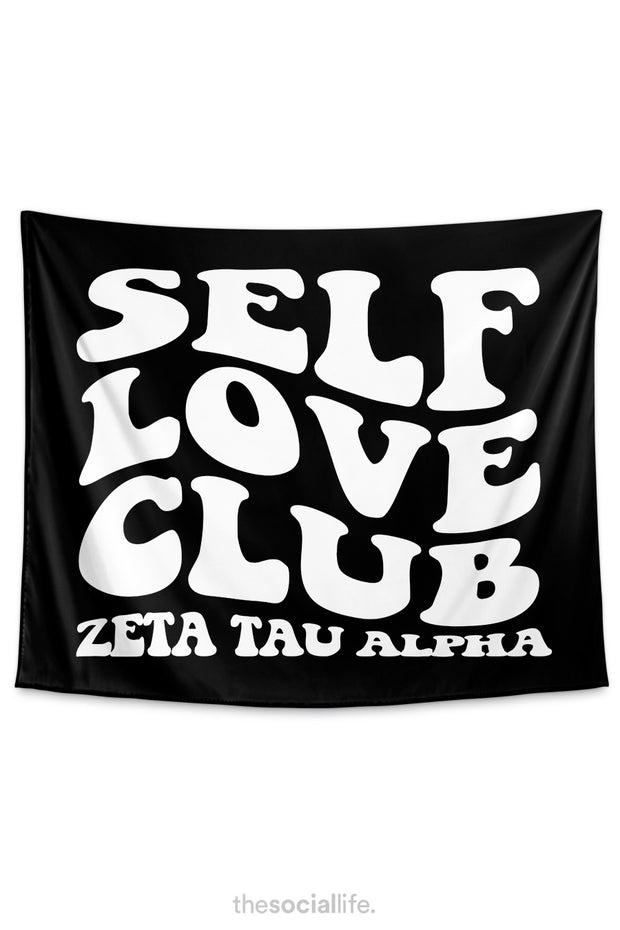 Zeta Tau Alpha Self Love Club Tapestry