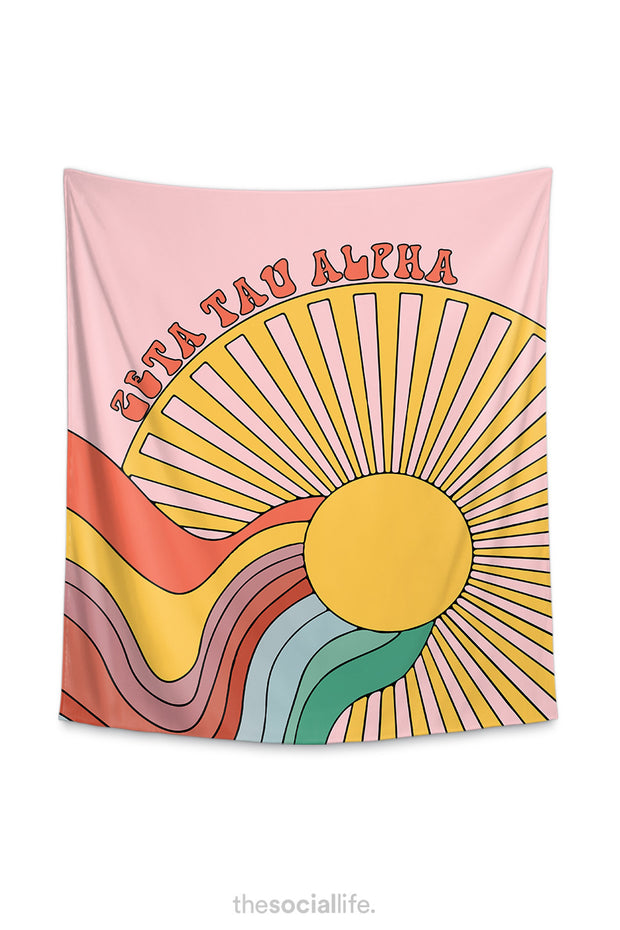 Zeta Tau Alpha Sunshine Tapestry