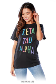 Zeta Tau Alpha Turnt Tee