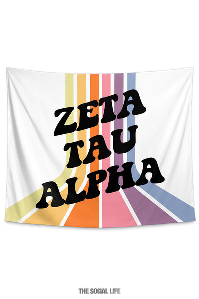 Zeta Tau Alpha Vibes Tapestry