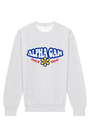 Alpha Gamma Delta Funky Crewneck Sweatshirt