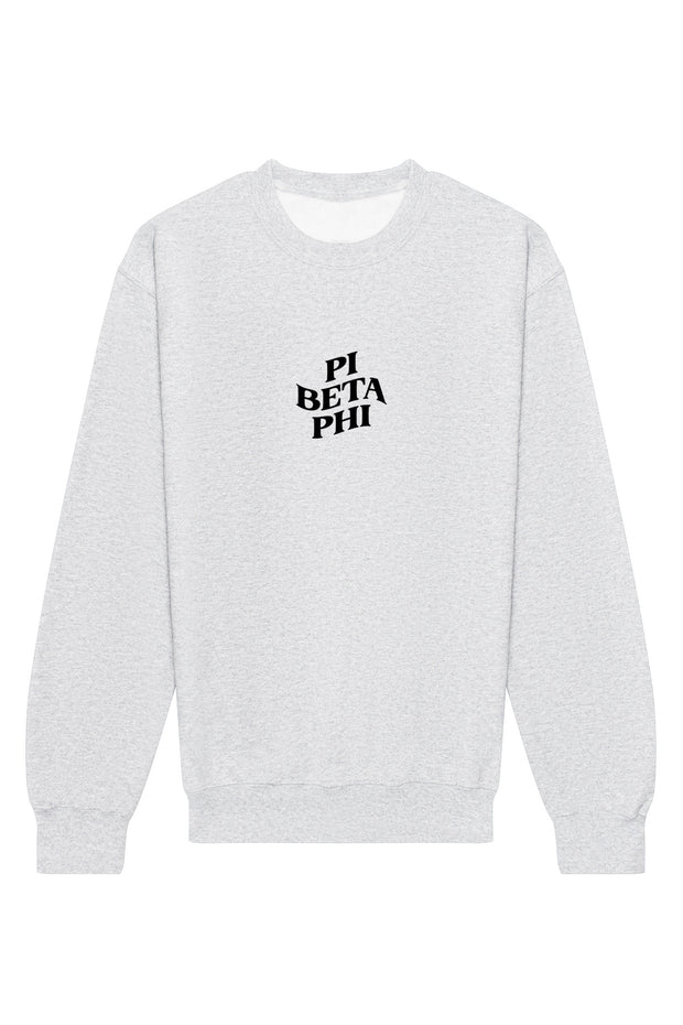 Pi Beta Phi Happy Place Crewneck Sweatshirt