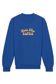 Zeta Tau Alpha Vintage Hippie Crewneck Sweatshirt