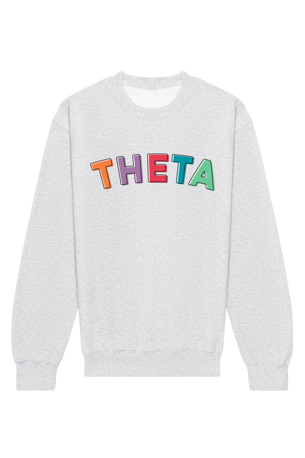Kappa Alpha Theta Stencil Crewneck Sweatshirt