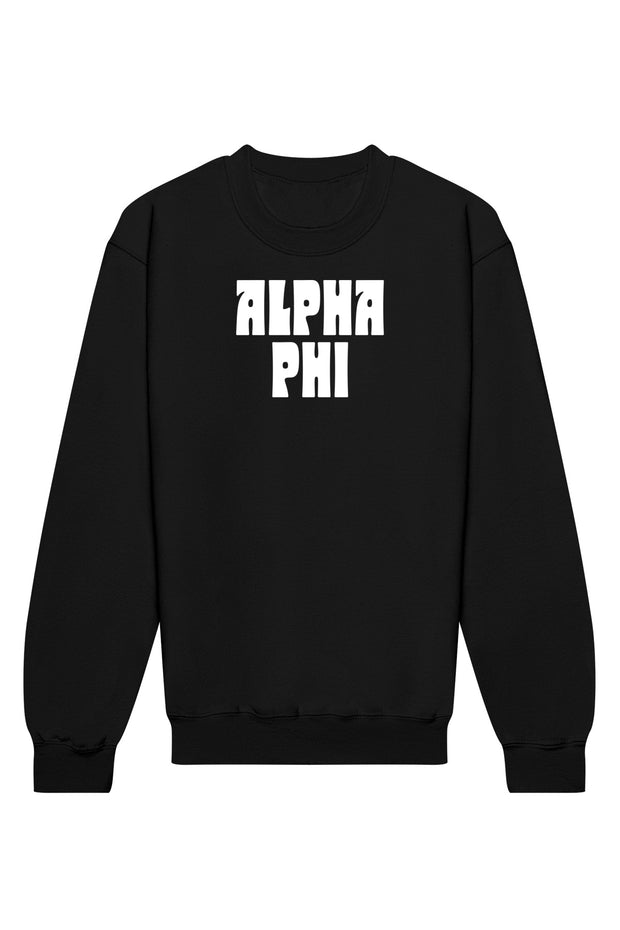 Alpha Phi Bubbly Crewneck Sweatshirt