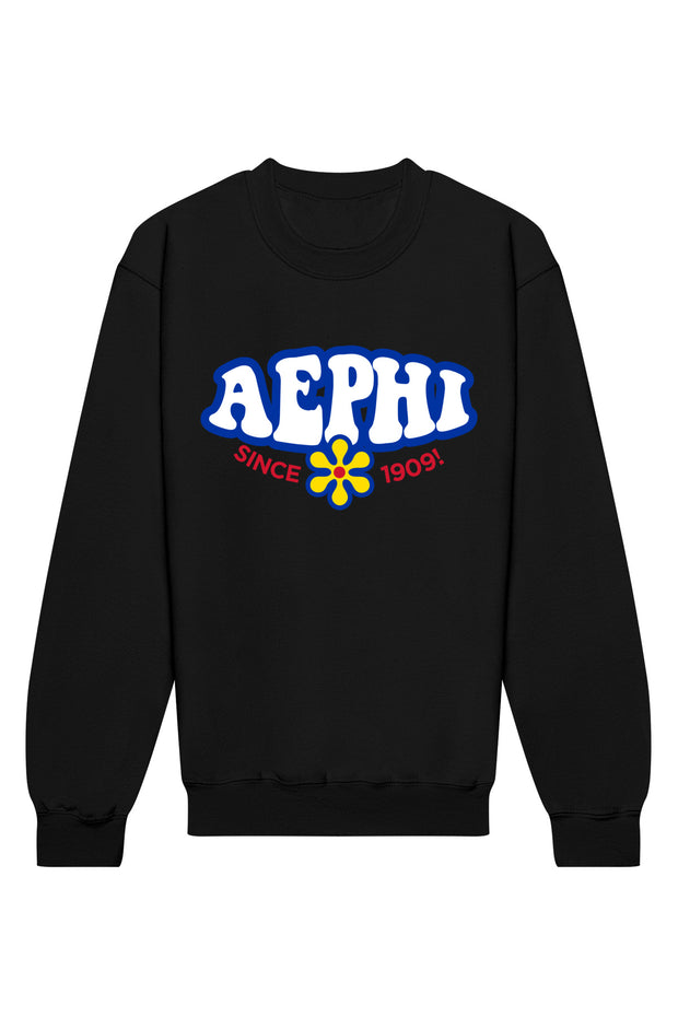 Alpha Epsilon Phi Funky Crewneck Sweatshirt