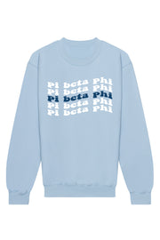 Pi Beta Phi Ride The Wave Crewneck Sweatshirt
