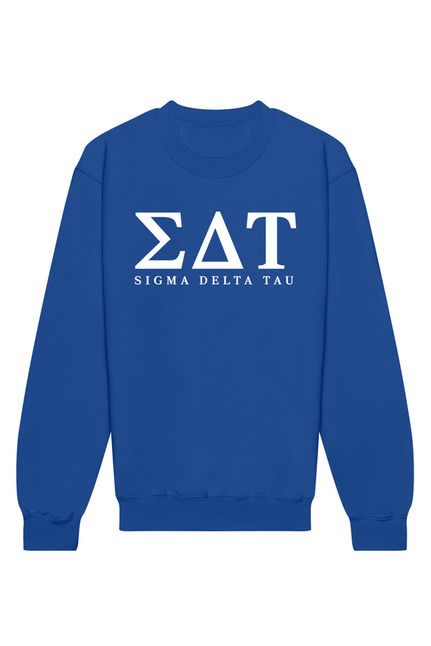 Sigma Delta Tau Letters Crewneck Sweatshirt