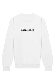 Kappa Delta Classic Gothic Crewneck Sweatshirt