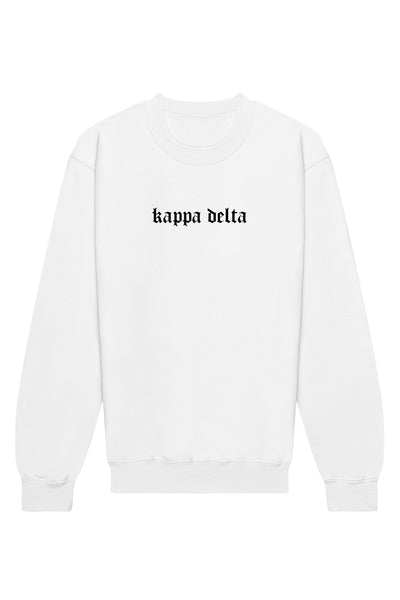 Kappa Delta Classic Gothic Crewneck Sweatshirt