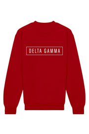 Delta Gamma Blocked Crewneck Sweatshirt