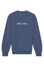 Alpha Xi Delta Classic Gothic II Crewneck Sweatshirt