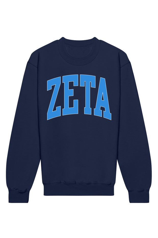 Zeta Tau Alpha Rowing Crewneck Sweatshirt