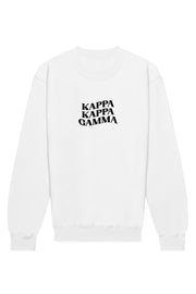 Kappa Kappa Gamma Happy Place Crewneck Sweatshirt