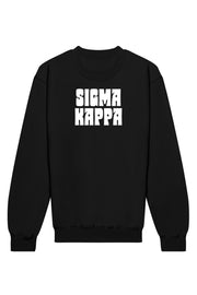 Sigma Kappa Bubbly Crewneck Sweatshirt