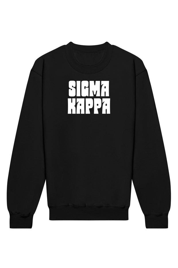 Sigma Kappa Bubbly Crewneck Sweatshirt