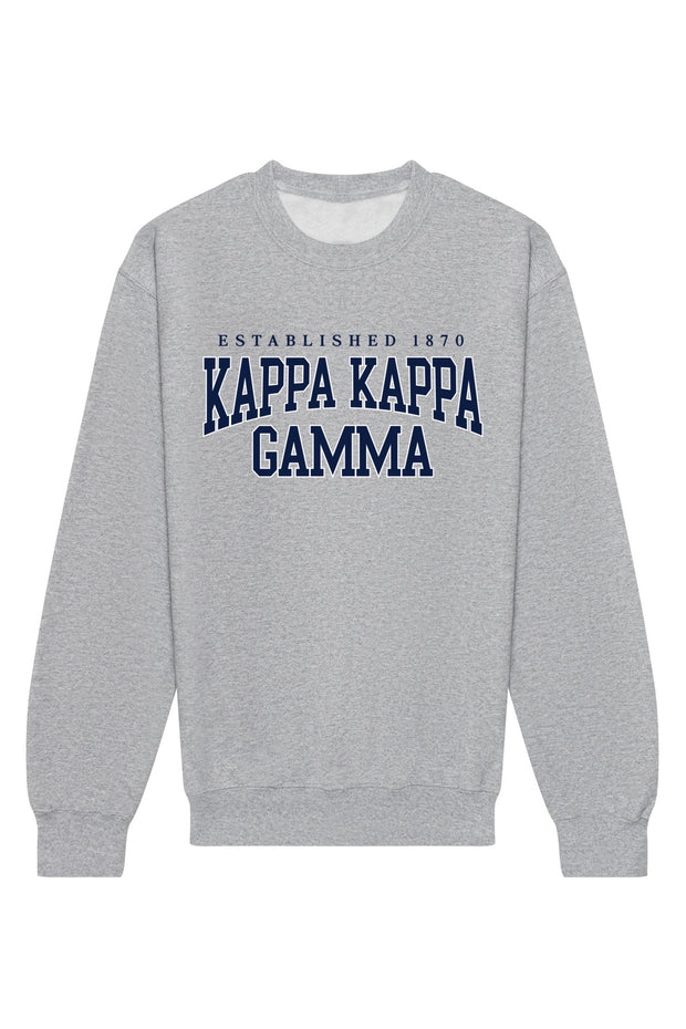 Kappa Kappa Gamma Collegiate Crewneck Sweatshirt