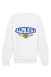 Alpha Xi Delta Funky Crewneck Sweatshirt