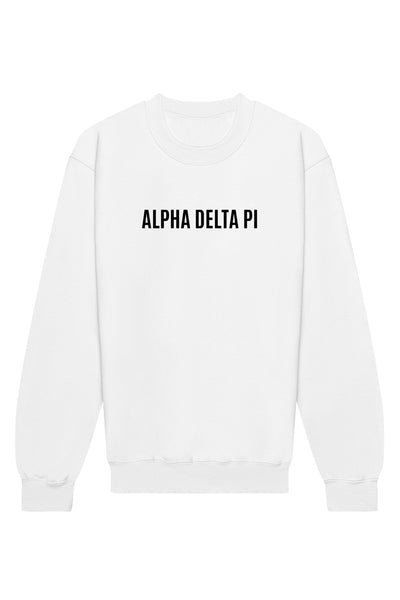 Alpha Delta Pi Warped Crewneck Sweatshirt
