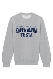 Kappa Alpha Theta Collegiate Crewneck Sweatshirt