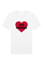 Chi Omega Heart Tee
