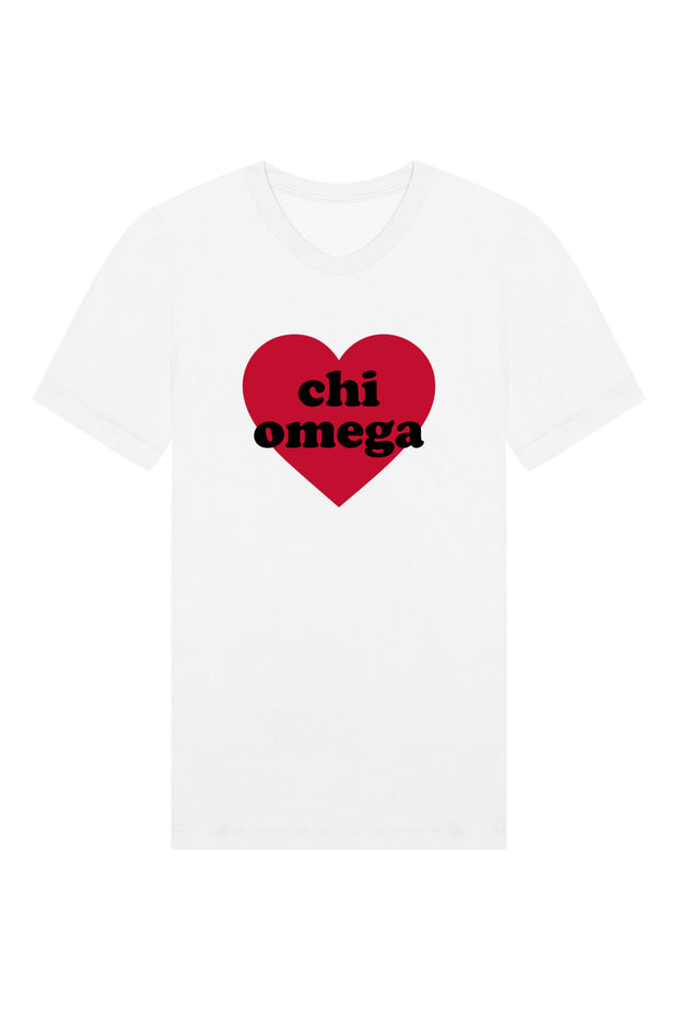 Chi Omega Heart Tee