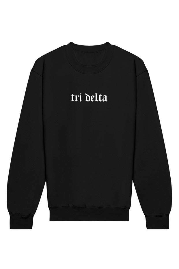 Delta Delta Delta Classic Gothic II Crewneck Sweatshirt
