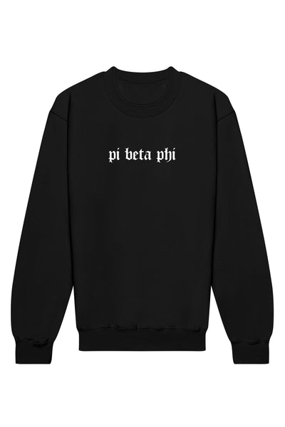 Pi Beta Phi Classic Gothic II Crewneck Sweatshirt