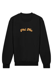 Phi Mu Vintage Hippie Crewneck Sweatshirt
