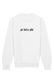 Pi Beta Phi Classic Gothic Crewneck Sweatshirt