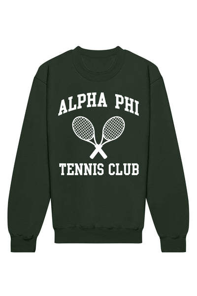 Alpha Phi Tennis Club Crewneck Sweatshirt