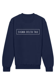 Sigma Delta Tau Blocked Crewneck Sweatshirt