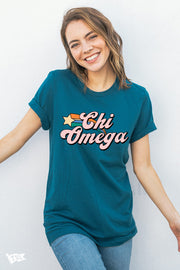 Chi Omega Shooting Star Tee