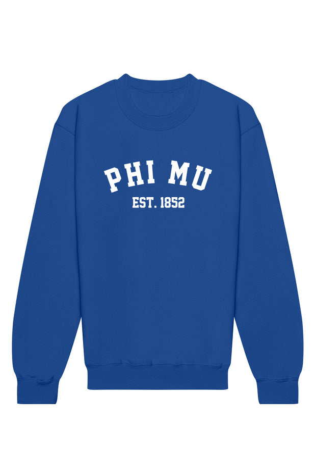 Phi Mu Member Crewneck Sweatshirt