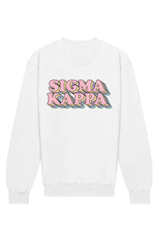 Sigma Kappa Retro Crewneck Sweatshirt
