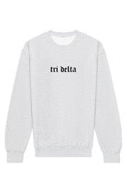 Delta Delta Delta Classic Gothic Crewneck Sweatshirt