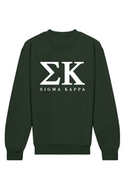 Sigma Kappa Letters Crewneck Sweatshirt