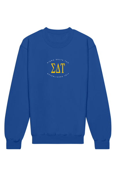 Sigma Delta Tau Emblem Crewneck Sweatshirt